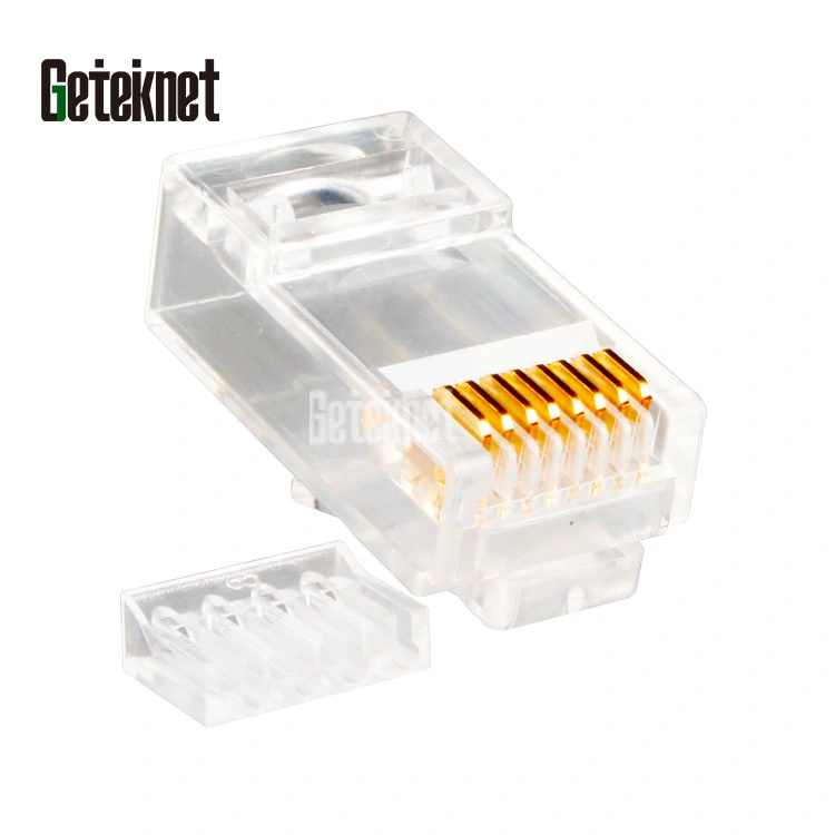 Gcabling RJ45 Connector Plug Unshield 23AWG RJ45 Connector Panduit CAT6 RJ45 Connector