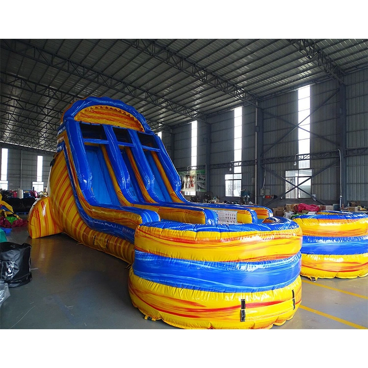 Adult Kids Outdoor Backyard Big Waterslide Giant Inflatable Water Slide Commercial Water Slides with Swimming Pool