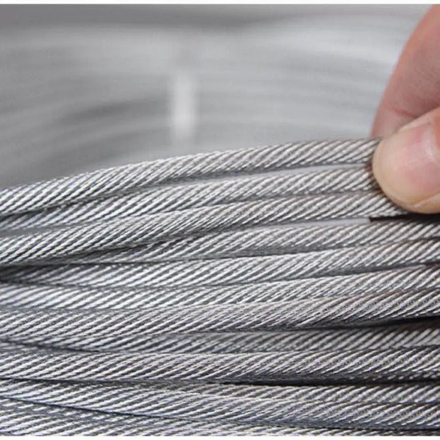 Galvanized Dry Steel Wire Rope (19X7) Steel Cable High Carbon Steel Spring Wire