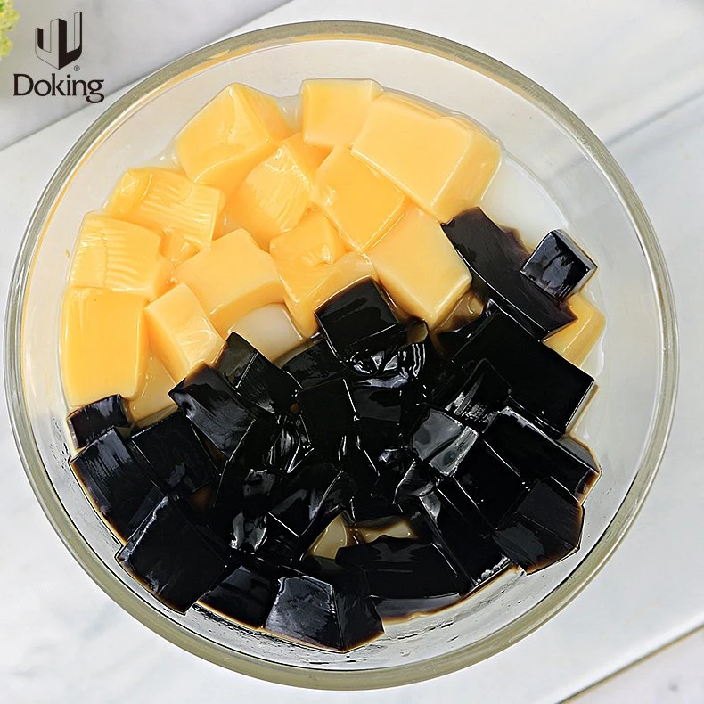 OEM ODM Grass Jelly für Boba Tee Toppings Zutaten gekonbt