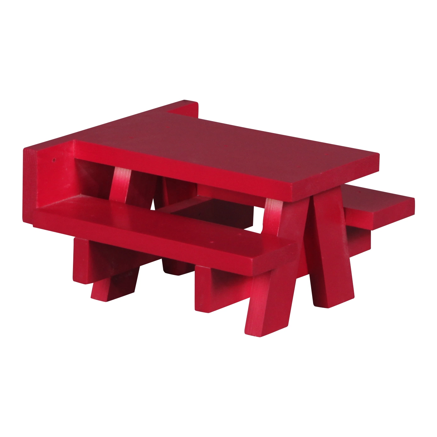 Durable Wooden Squirrel Picnic Table Feeder for Outside