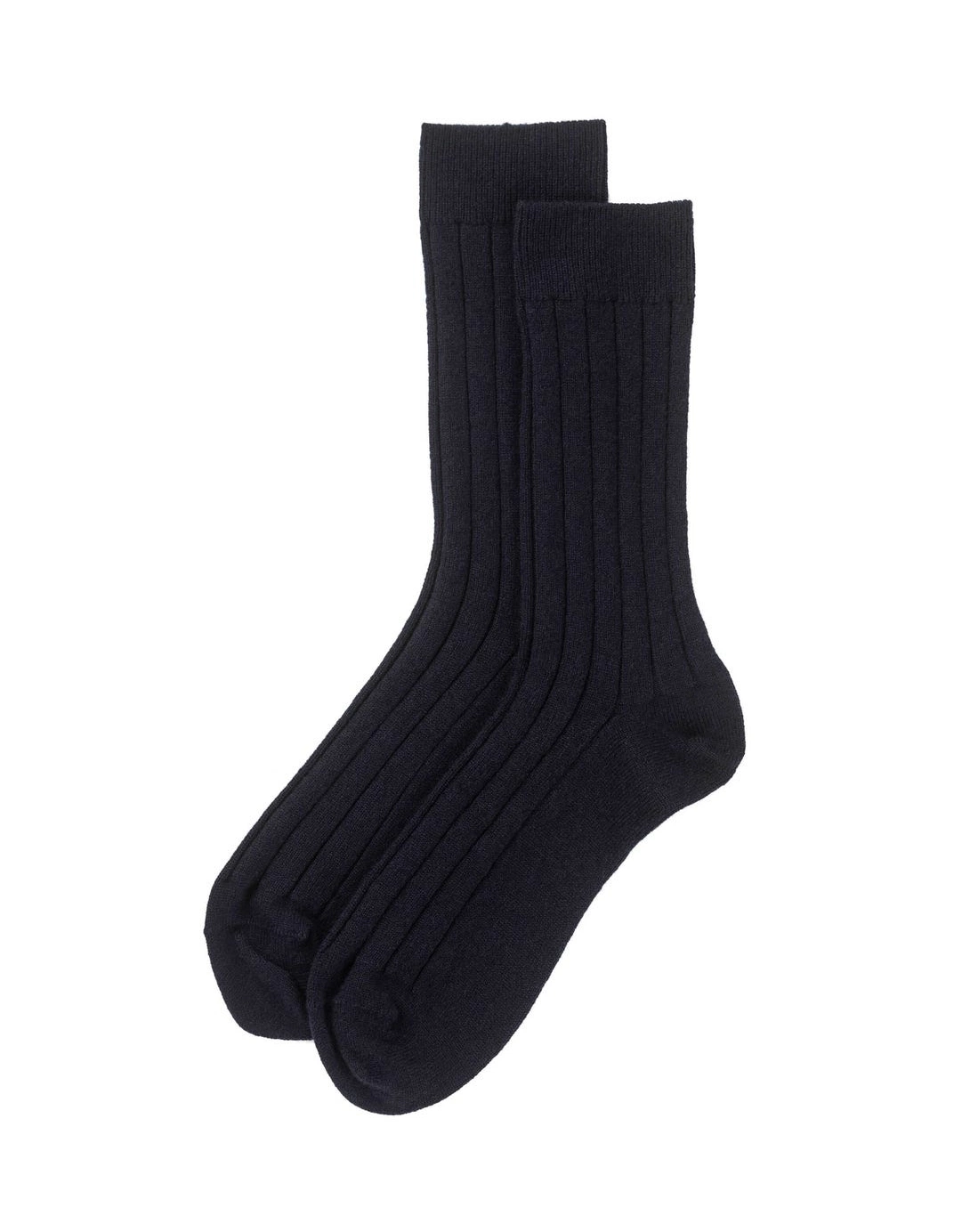 Men&prime; S 100% Cashmere Rib Socks Apparel Accessories