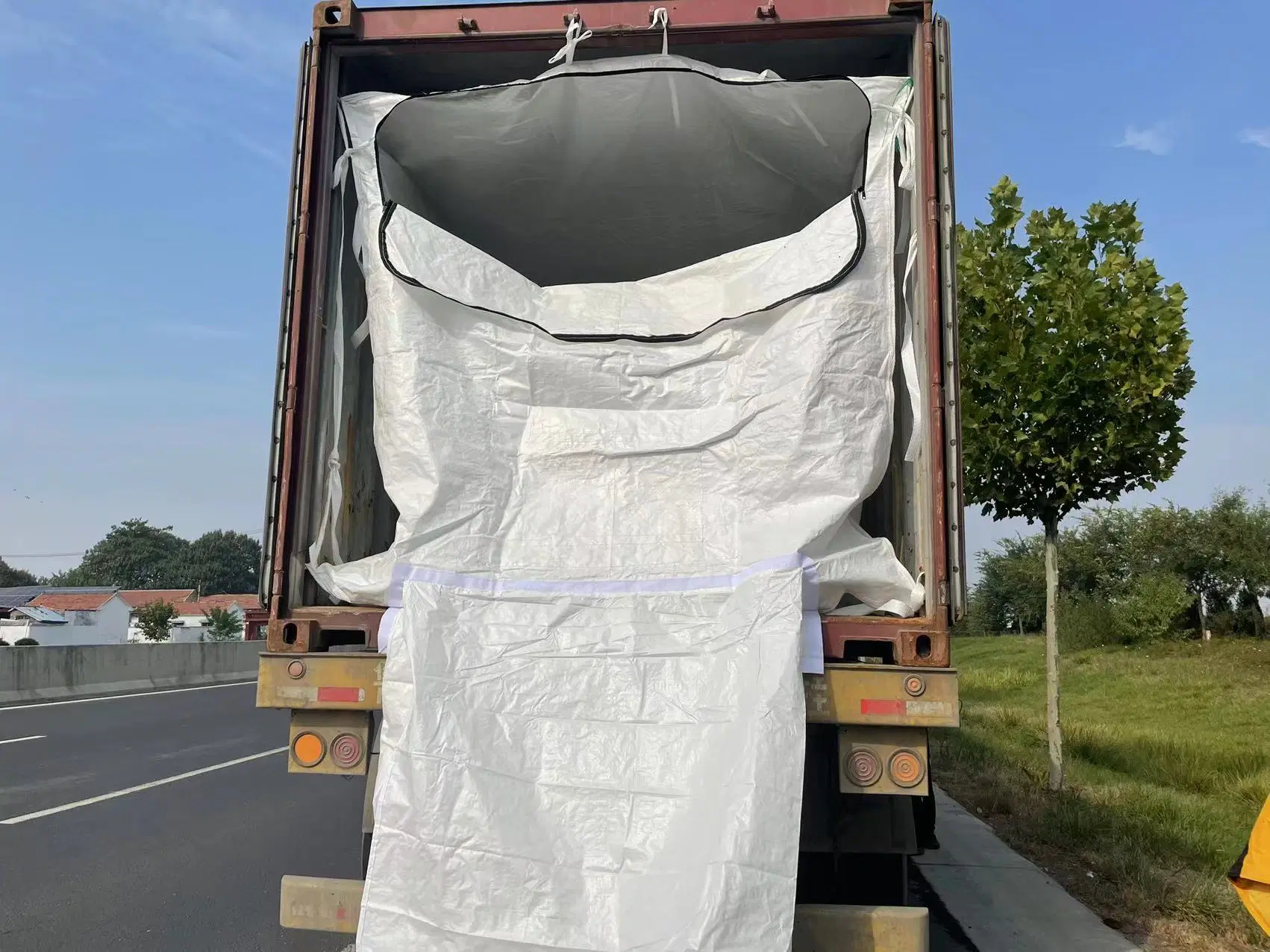 20ft Behälter trockene PE-Beutel Bulk Pulver oder Getreide Verpackung In Container