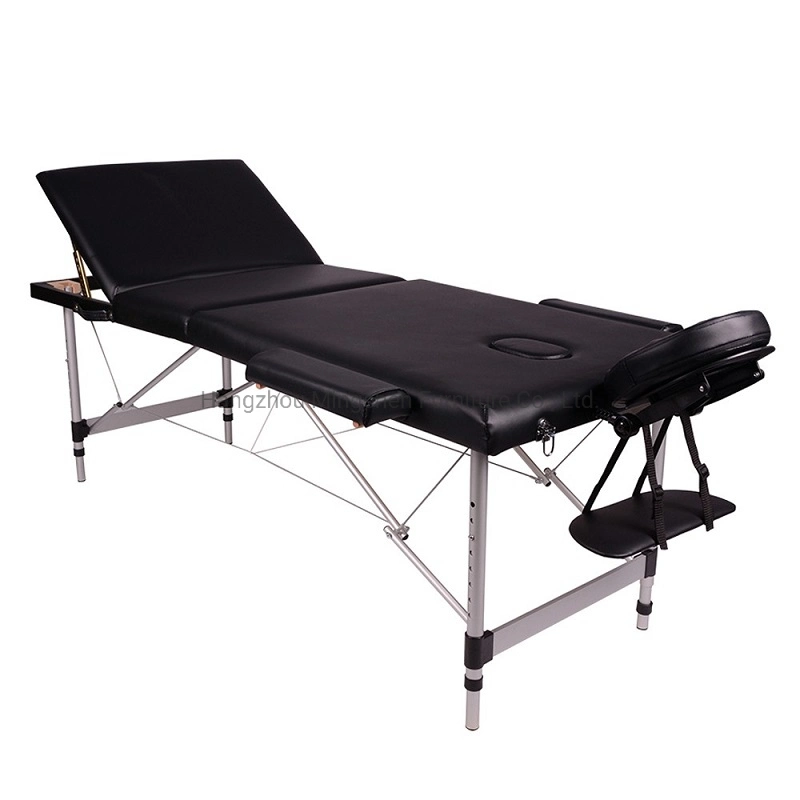 Height Adjustable Aluminum Beauty Folding Massage Table