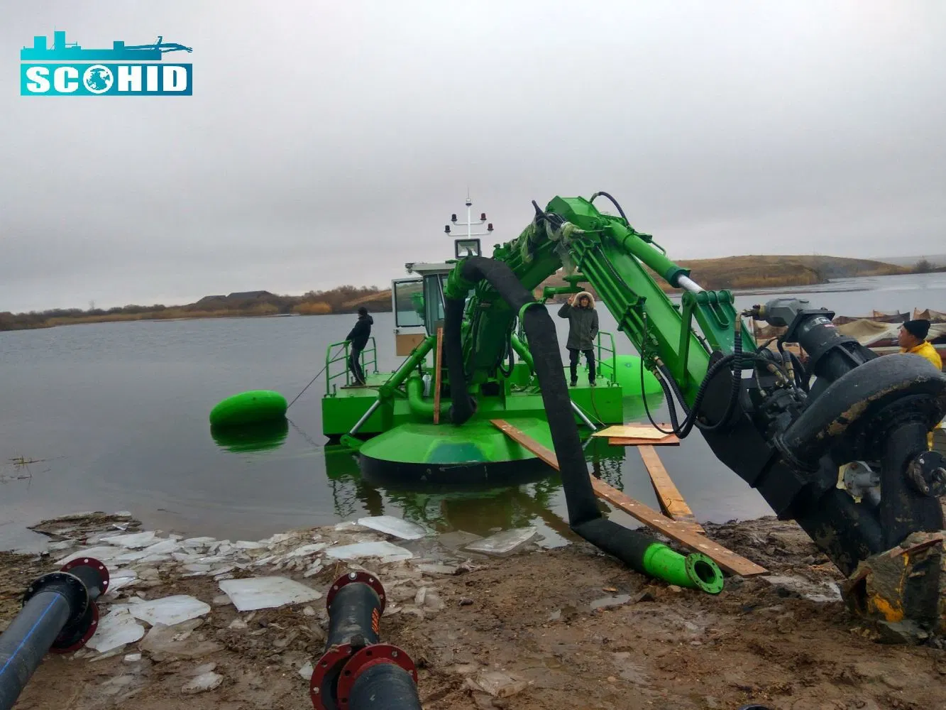 High Efficiency, Energy Saving Water Master Dredger Machine Amphibious Dredger Machine