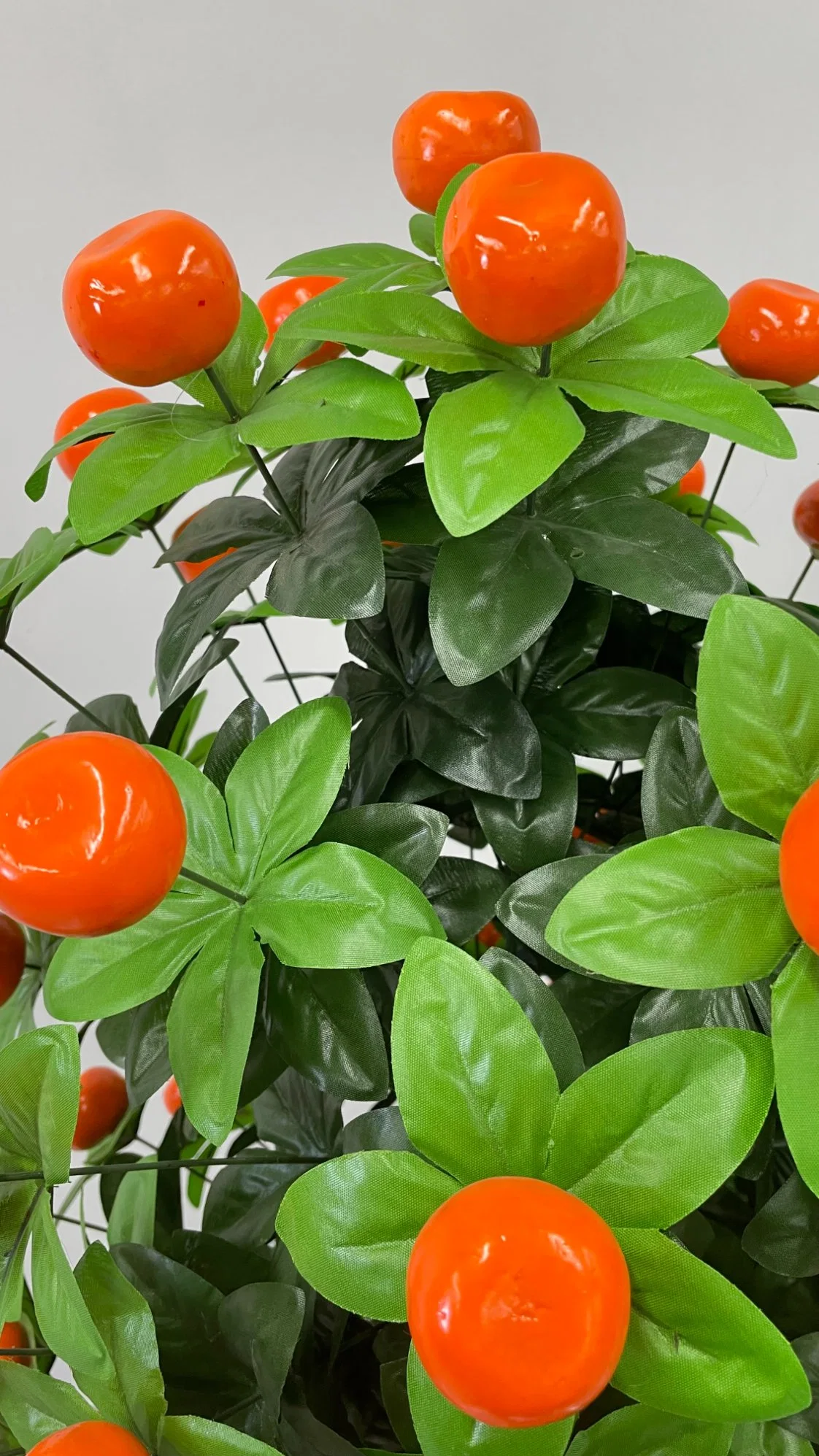 Hot Sale Customizable Artificial Simulation Decorative Plant Old Tree Head 93 Fruits Ping an Jinju