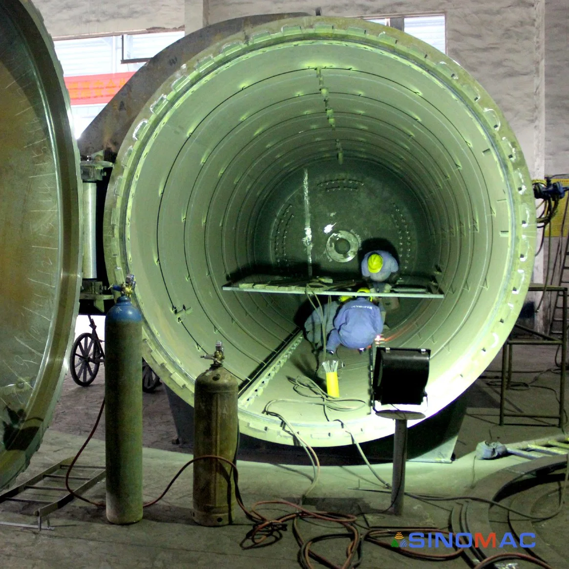 2,85mx26m un excelente rendimiento de impregnación Autoclave de madera