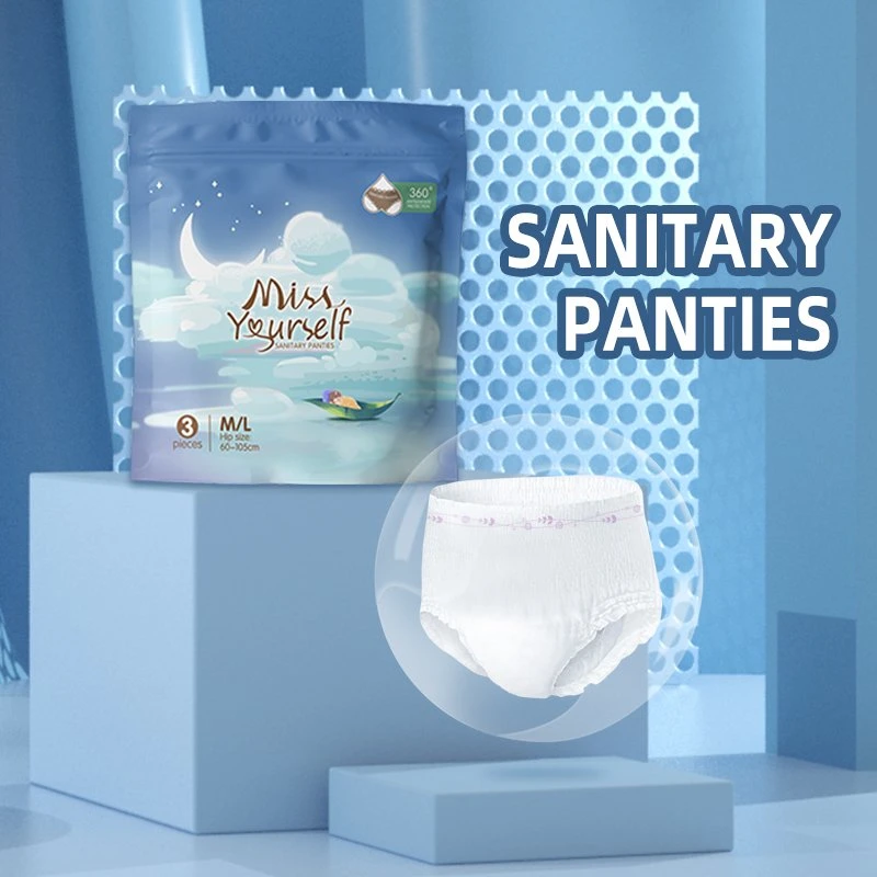 Winged Super Absorbent OEM&ODM Fujian, China Women Product Anion Sanitary Napkin Tampon Panty