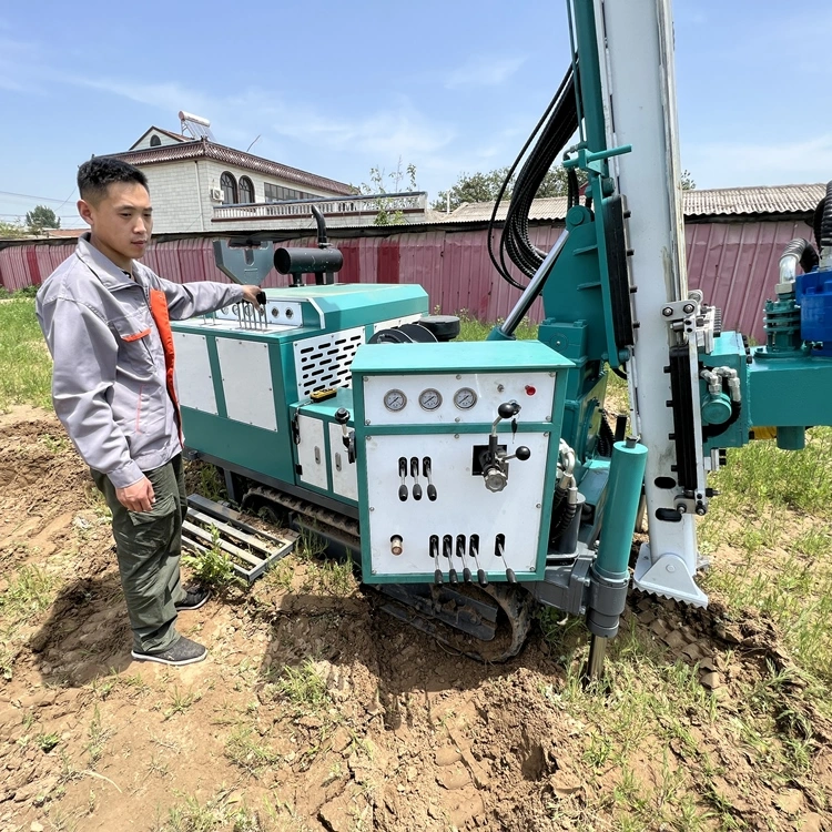 New Crawler Multifunctional Portable Hydraulic Rock Geological Water Well Borehole Diamond Core Drilling Machine