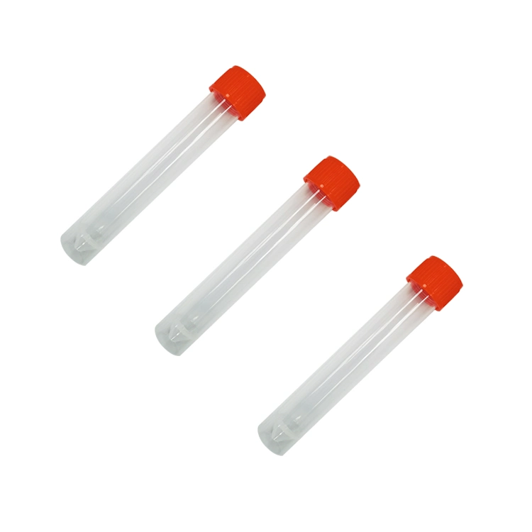 10ml Red Conica Bottom Plastic Test Tube for Lab Use