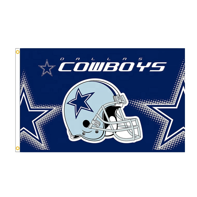 Dallas Cowboys NFL Banderas 3x5 pies Wholesale/Supplier Cleveland Browns precio de fábrica banderas Bandera de poliéster personalizadas