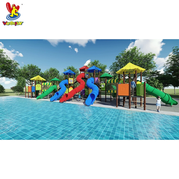 Дисплей GS TUV стандартные пластмассовые игрушки для использования внутри помещений детский открытый парк развлечений Бассейн Playsets детей водный парк слайд игры игровая площадка оборудование