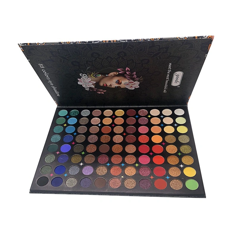 FL-06 88 Color Eyeshadow Palette Matte Pearlescent Waterproof Earth Color Makeup Wholesale/Supplier