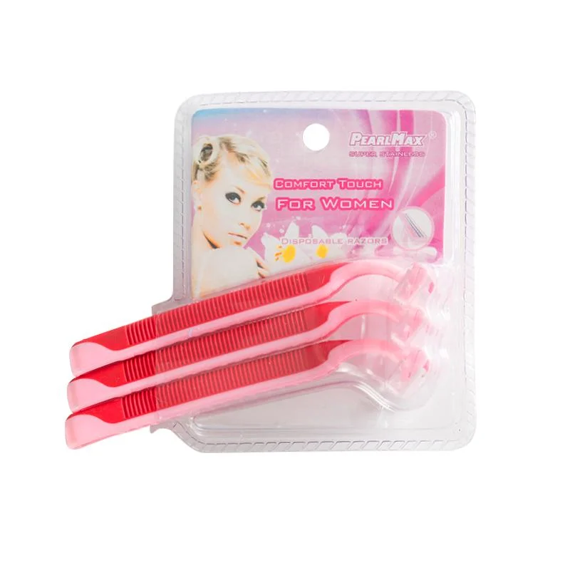 Pink Color Popular Lady Disposable Razor