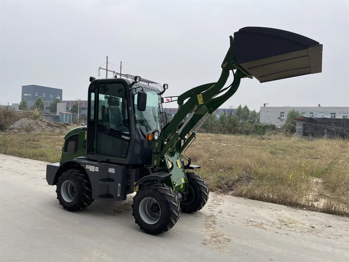 China Cheap 0.8ton Front End 4*4 Wheel Loader From Hongyuan