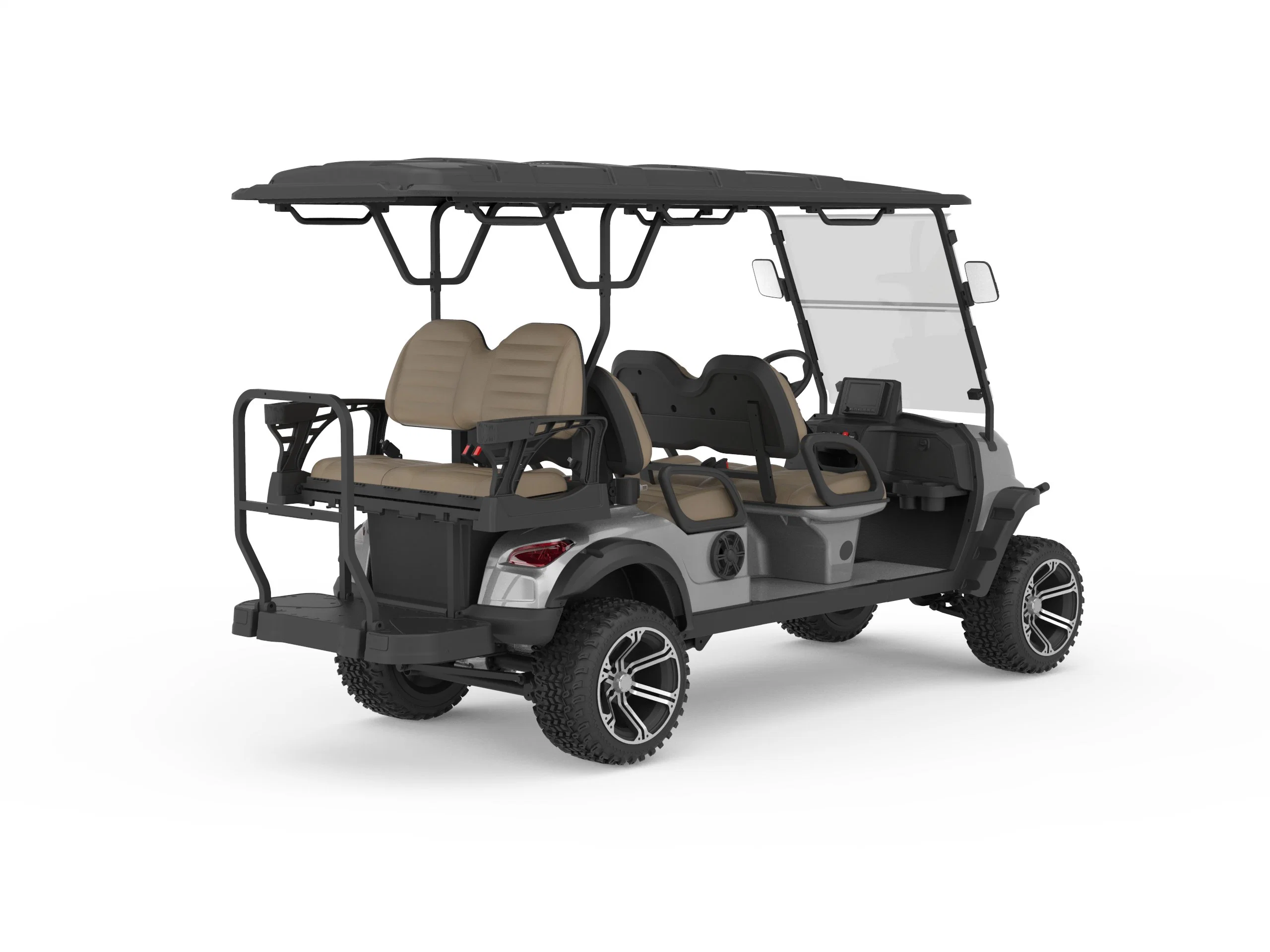 6 Seater Golf Cart Sightseeing Car Hunting Cart Lifted off-Road Beach Buggy