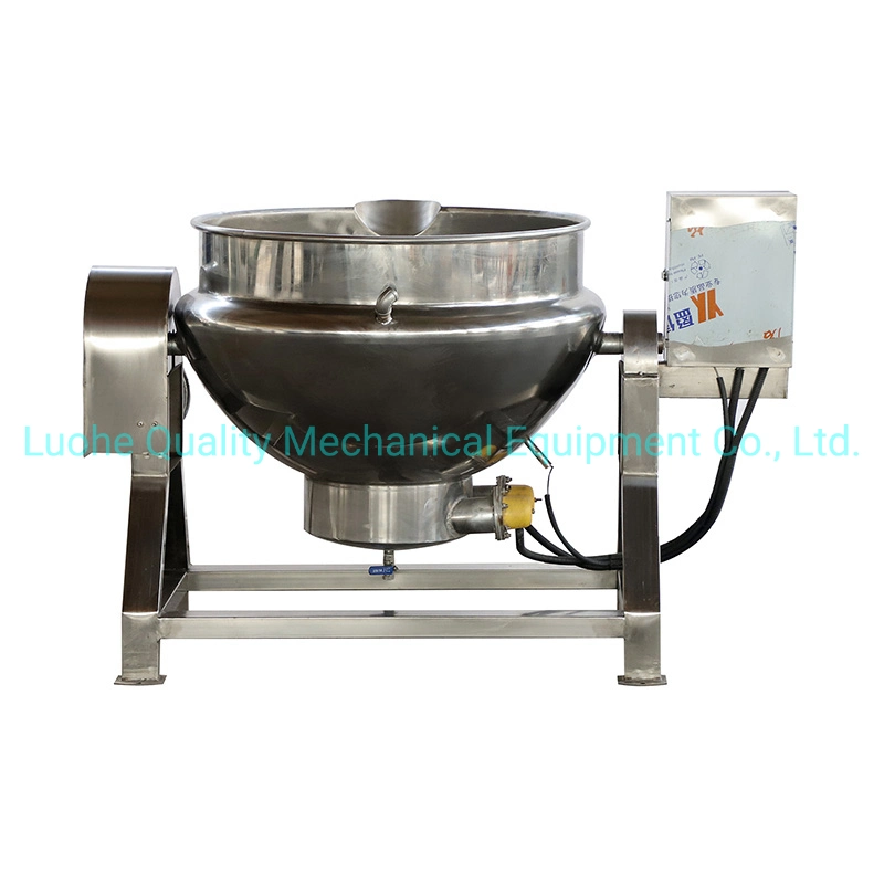 100L -500 L Liter Steam Jacketed Cooking Kettle Industrial Cooking Boiler for Cooking Jam