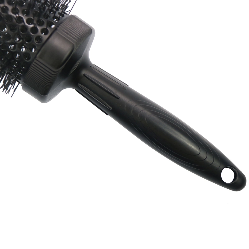 Top New Professional Salon Styling Aluminum Nylon Bristle Ceramic Ionic Round Hair Drying Brush