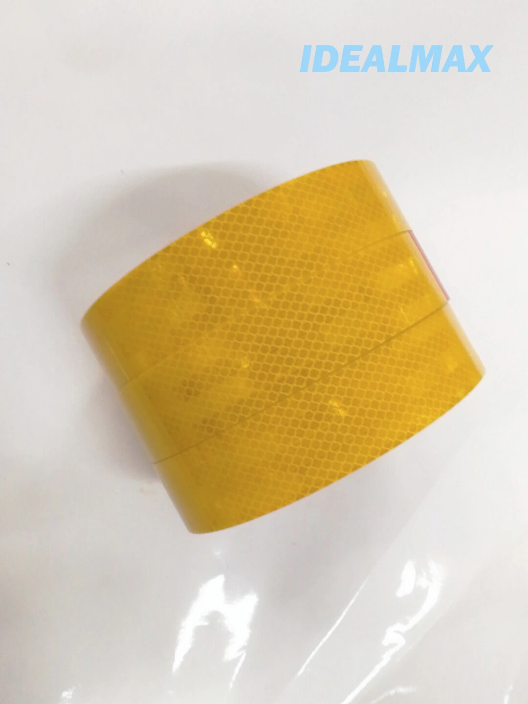 Prismatic Retro Reflective Sticker Paper Yellow