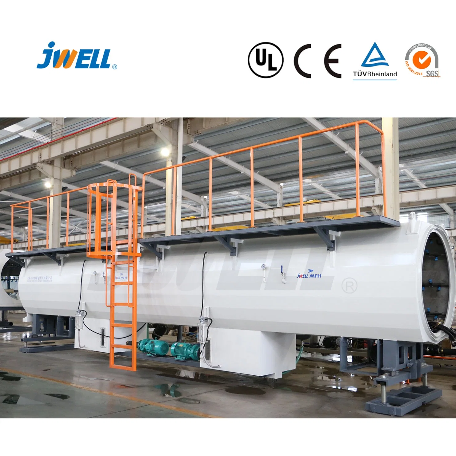 Jwell UPVC Pert Drip Irrigation/Conduit Cable/Layflat/Sewage Pipe Extruder/Plastic Tube Extrusion Line/PVC Hose Making Machine