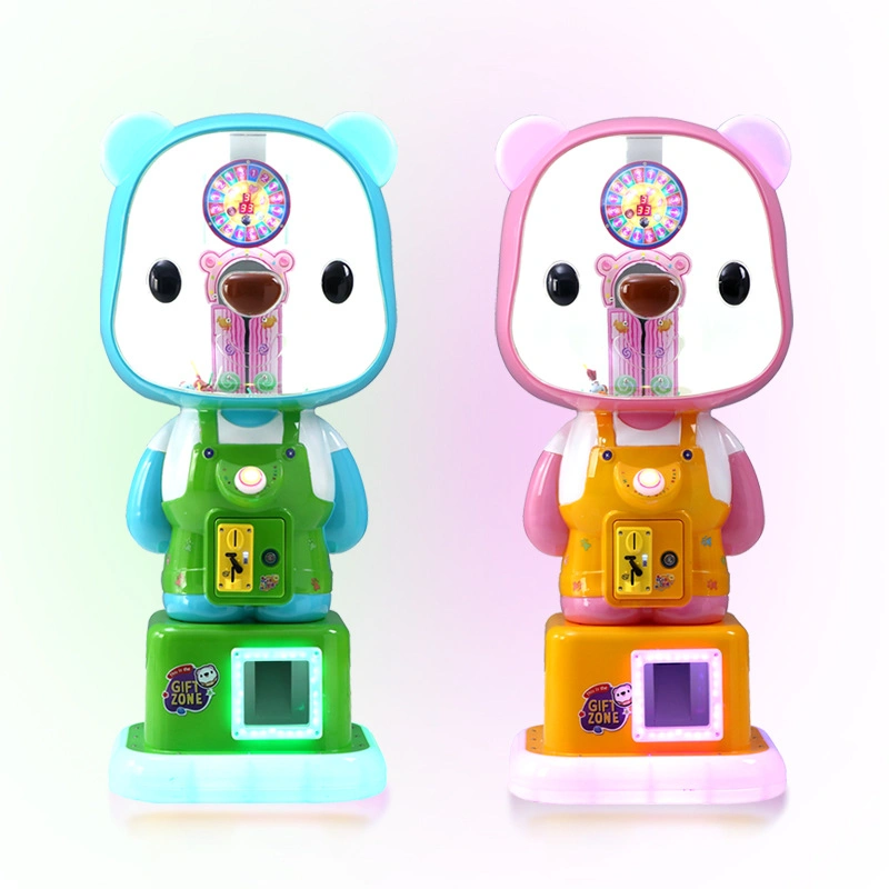 MOE Bear tournant machine Candy machine Jeux d'arcade pour enfants Machine à pièces