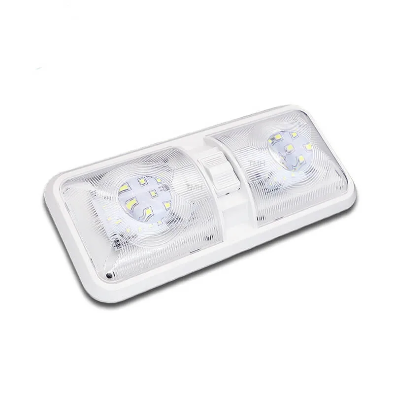 Aufputz-LED-Doppelglühlampen RV Deckenleuchte mit Schalter