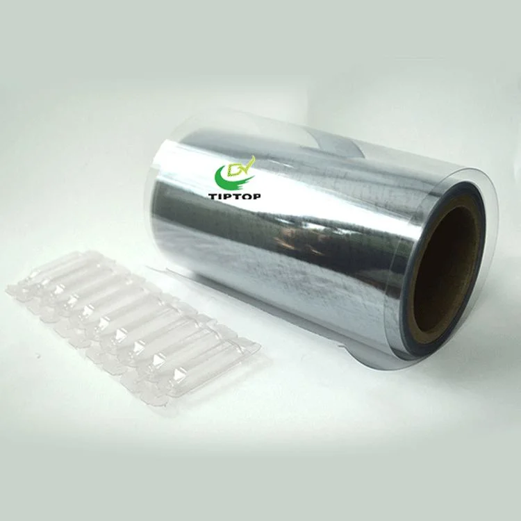Tiptop-3 Blister Transparent Rigid PVC Film in Roll for Vacuum Forming