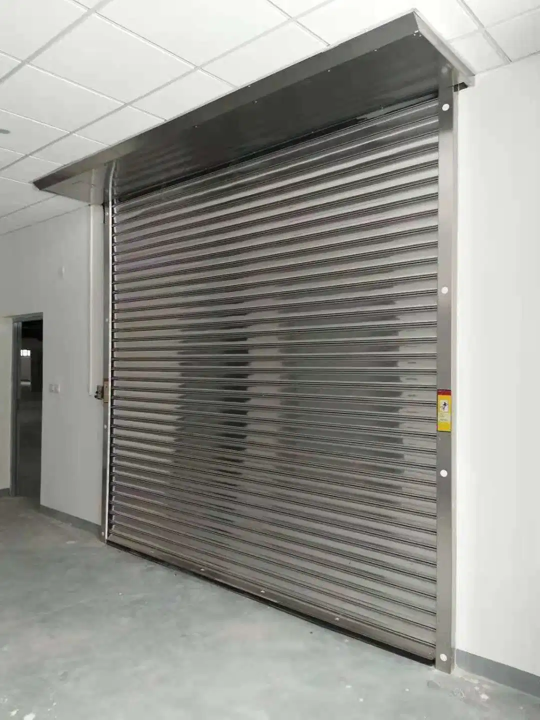 Galvanized Steel Aluminum Alloy Spiral Rolling up Garage Roll up Exterior Roll-up Windproof Security Safety Roller Shutter Rolling Metal Door