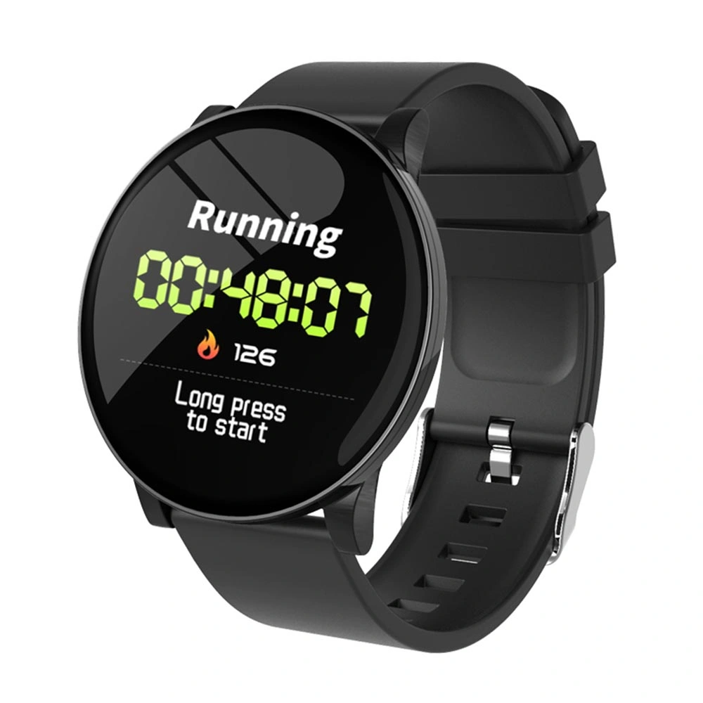 W8 Round Smartwatch Temperature Blood Oxygen Heart Rate Sport Watch