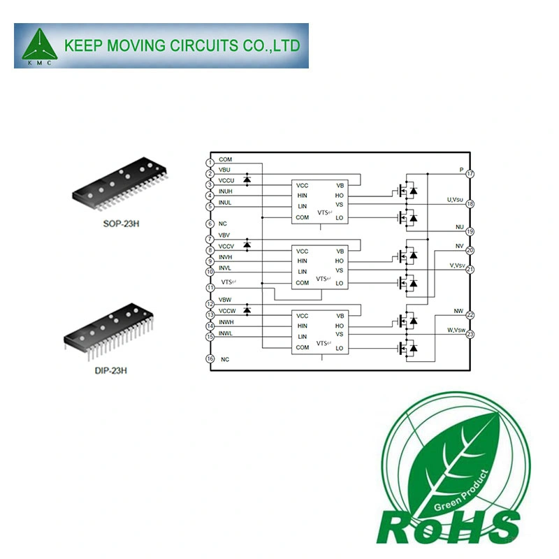 China Manufacturer Ipm 03n60 Electronics Semiconductor Components Sop-23h, DIP-23h