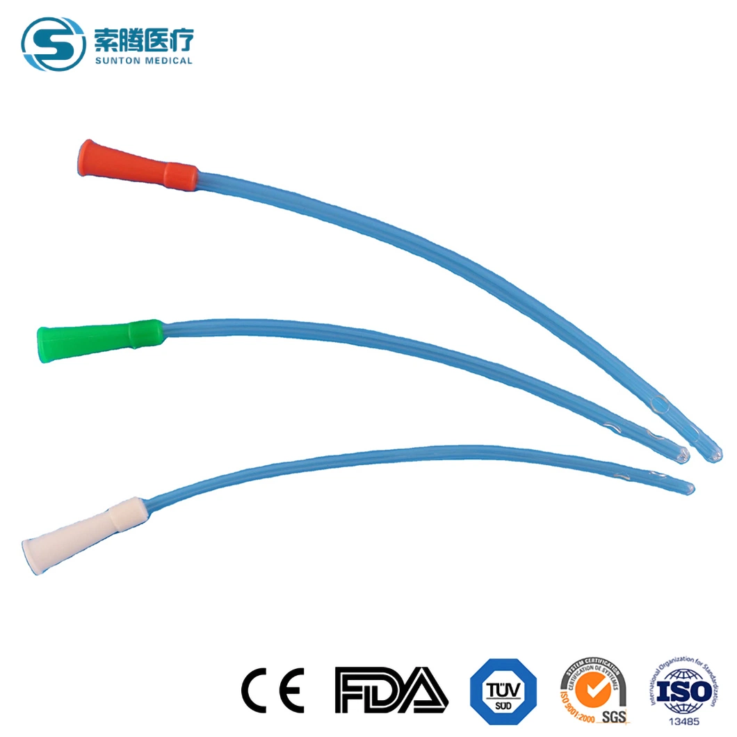 Sunton China Catheter Nelaton Catheter Suppliers All Silicone Foley Catheter/Nelaton Catheter PVC Material Catheter Factory