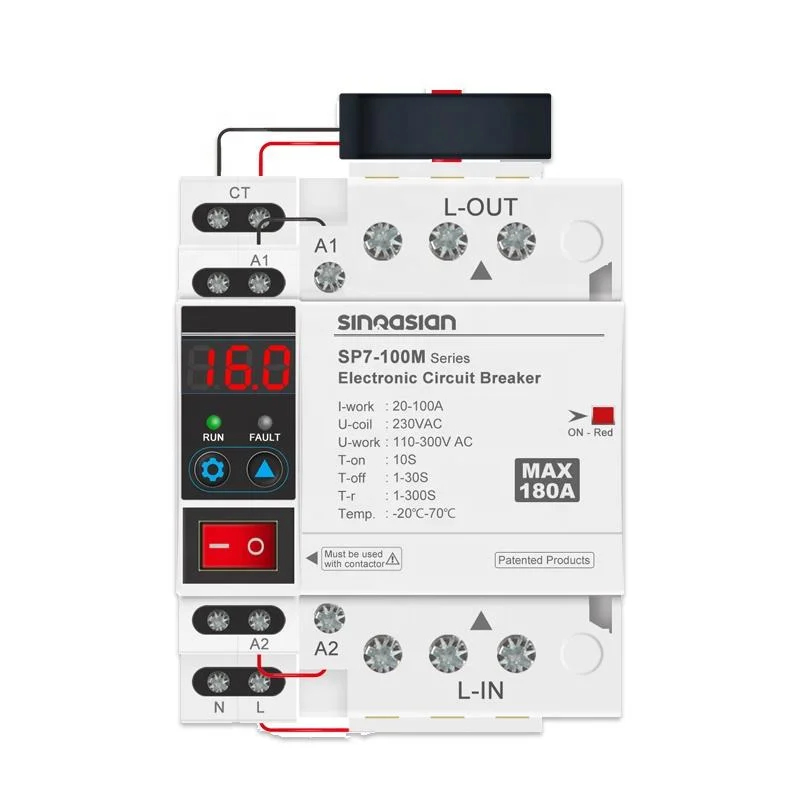 100A Big AMP Overload Electronic Circuit Breaker with Over Current Protection for Generator