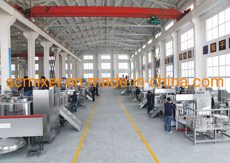 Vacuum Emulsifying Mixer Chemical Shampoo Toothpaste Lotion Cream Production Line Equipment