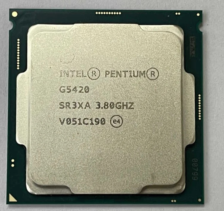 Procesador Intel Pentium G5420 Oro que se utilizaron 3,8 Ghz de doble núcleo de procesador LGA 1151 CPU El desmontaje