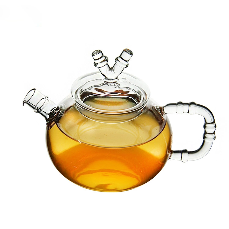 Hot Seller Tea Infuaer Glass Tea Pot for Loose Leaf Tea Stainless Steel Transparent Water Bottle Glass Custom Logo Within 7 Days