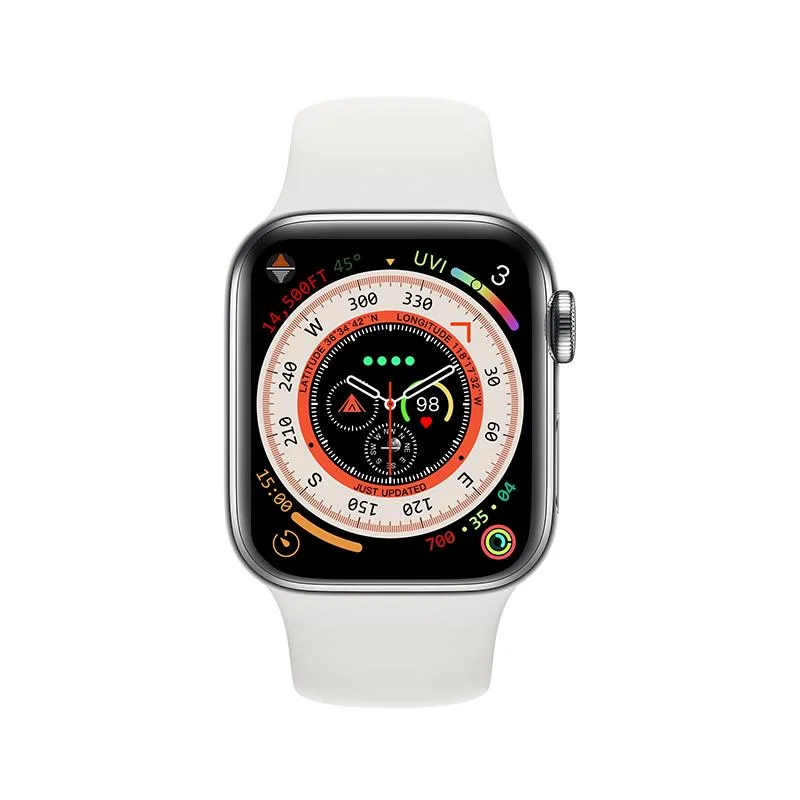 2023 Nuevo reloj inteligente 8 Ultra Iwo hombres Smartwatch Deportes Deportes cargador inalámbrico NFC BLE llamar papel tapiz personalizado para el IOS 2.0 pulg.