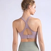 Wx1253 Wholesale/Supplier Sexy Yoga Bra Nude Feeling Ladies Sports Invisible Buckle Bra with Y Shape Back