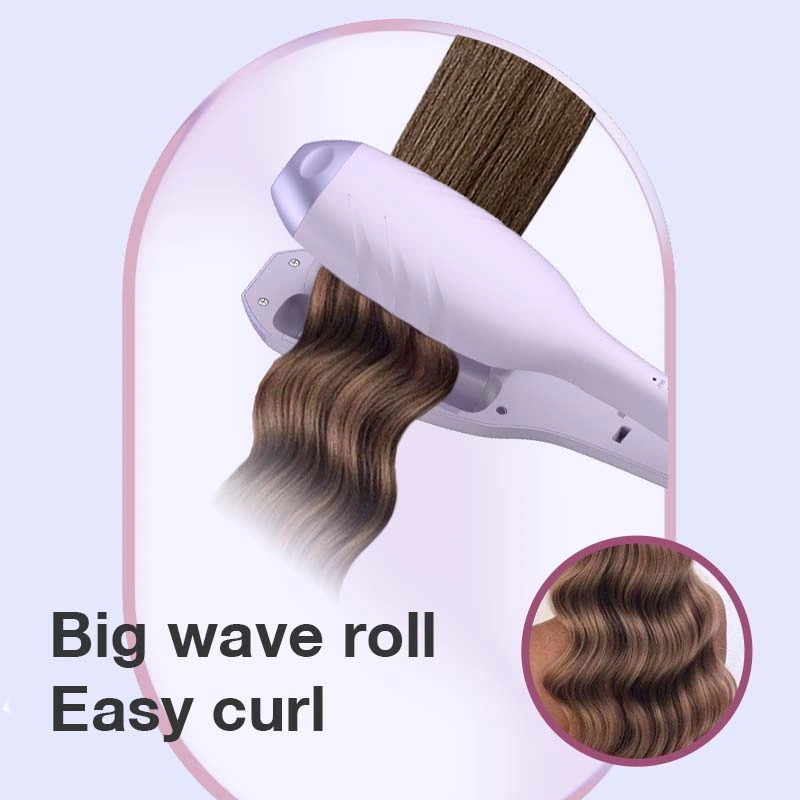 28mm Automatic Ion Egg Roll Stick Curling Hair Mermaid Wave 3 Barrel Hair Curler Easy Operation