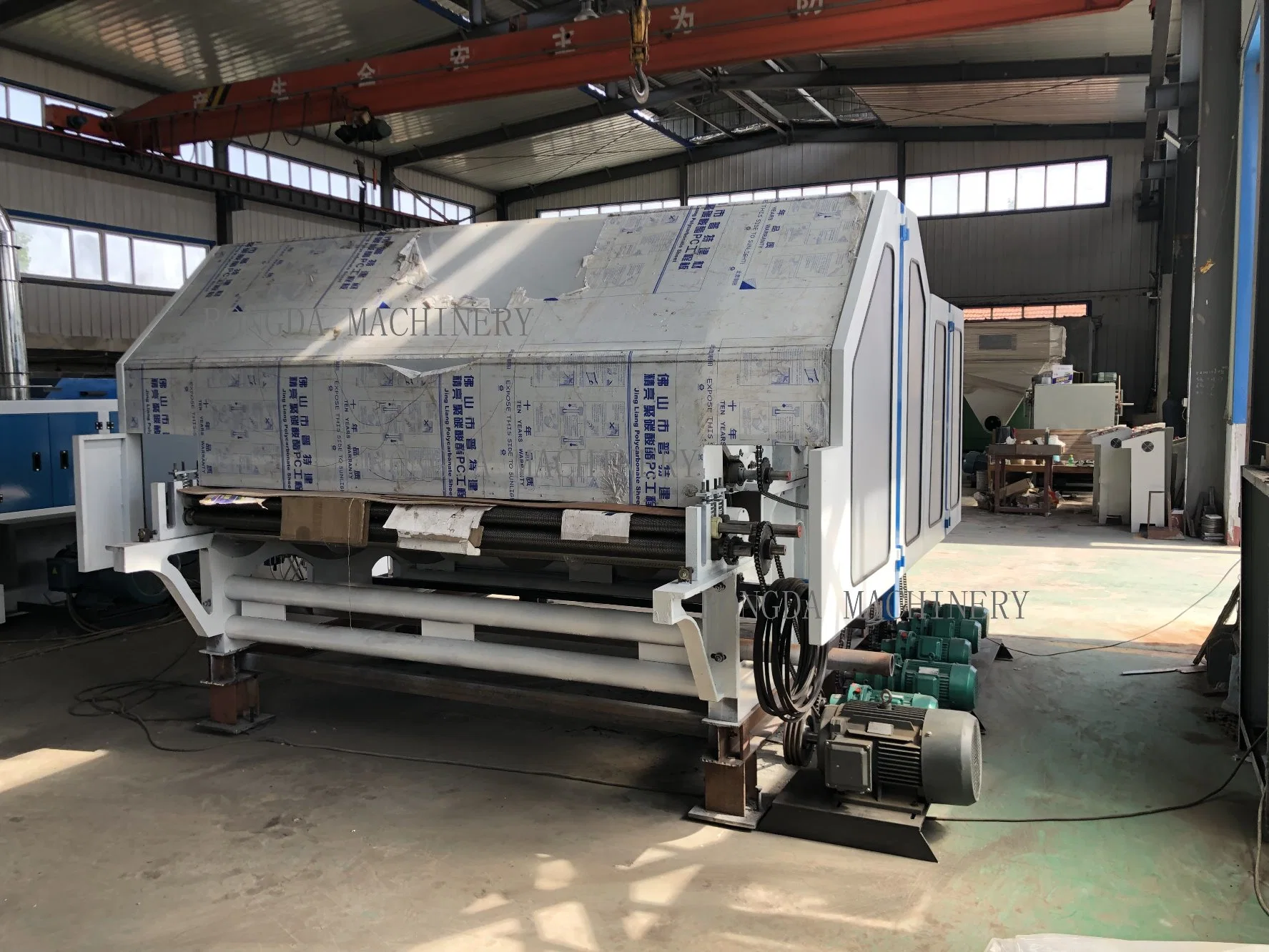 Sheep Wool Non-Woven Carding Machine for Need Punching Machine Parts Single Cylinder Double Doffer