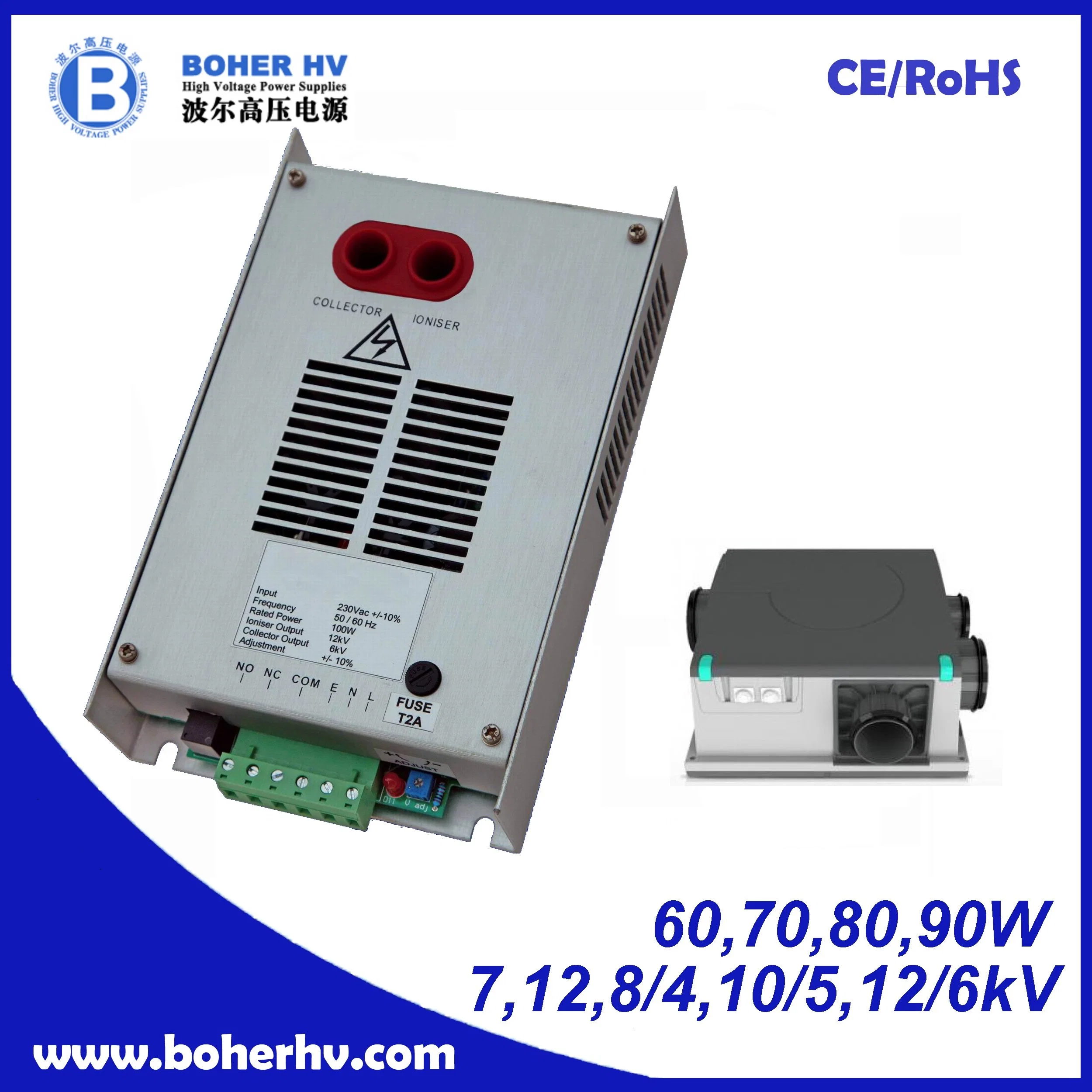 Договорная очистки воздуха высокого напряжения питания 90W CF04