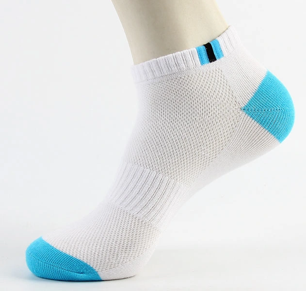 Plain Mens Cotton Arch Support Low Cut Ankle Short Tennis Sports Socks