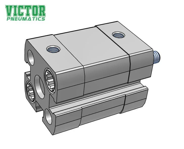 Livraison gratuite de cylindre compact pneumatique série ADN fournisseur en Chine