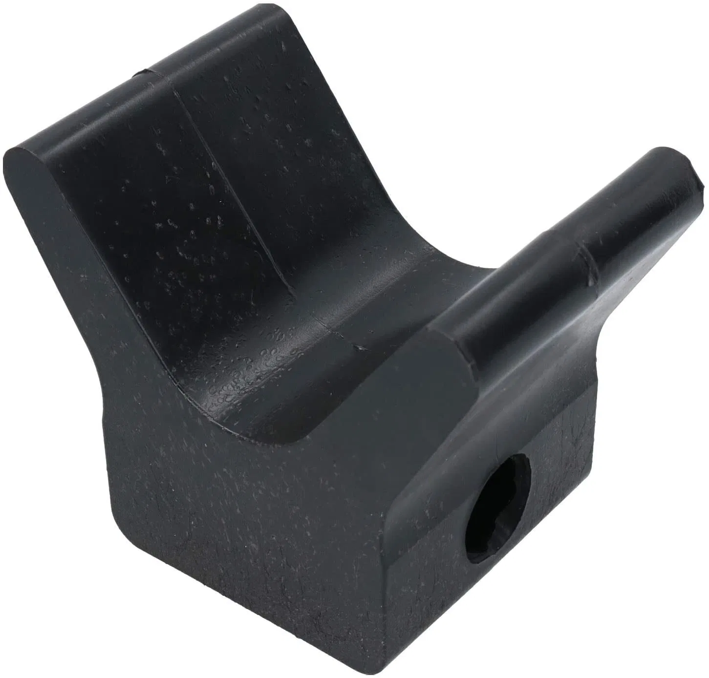 3" Black Rubber V-Style Bow Stop Snub Blocks Bow Snubber Block