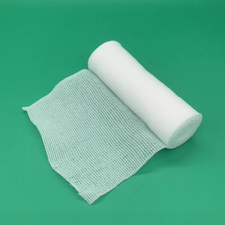 Factory Polyester Products Elastic Disposable Warping Medical Supply Gauze Bandage for Fixation