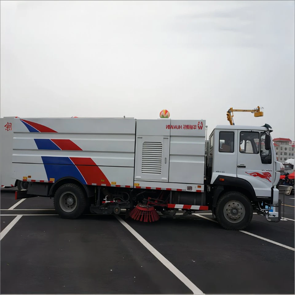 China Market High Pressure Brushes Asphalt Road Sweeper Cleaning Machine