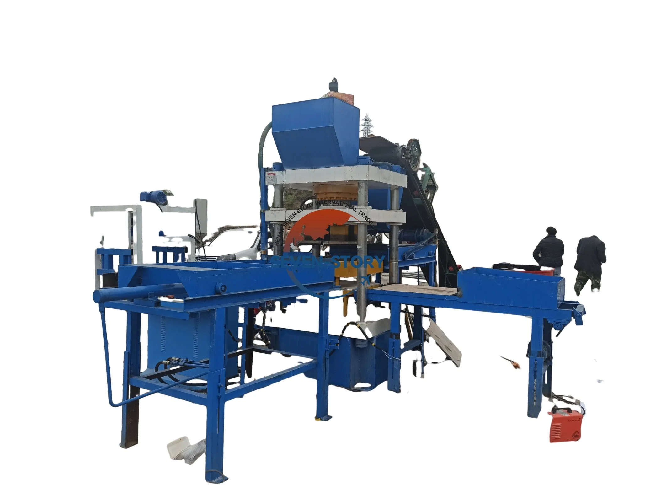 Máquina de fabrico de tijolos hidráulicos com bloco de terminais de venda direta