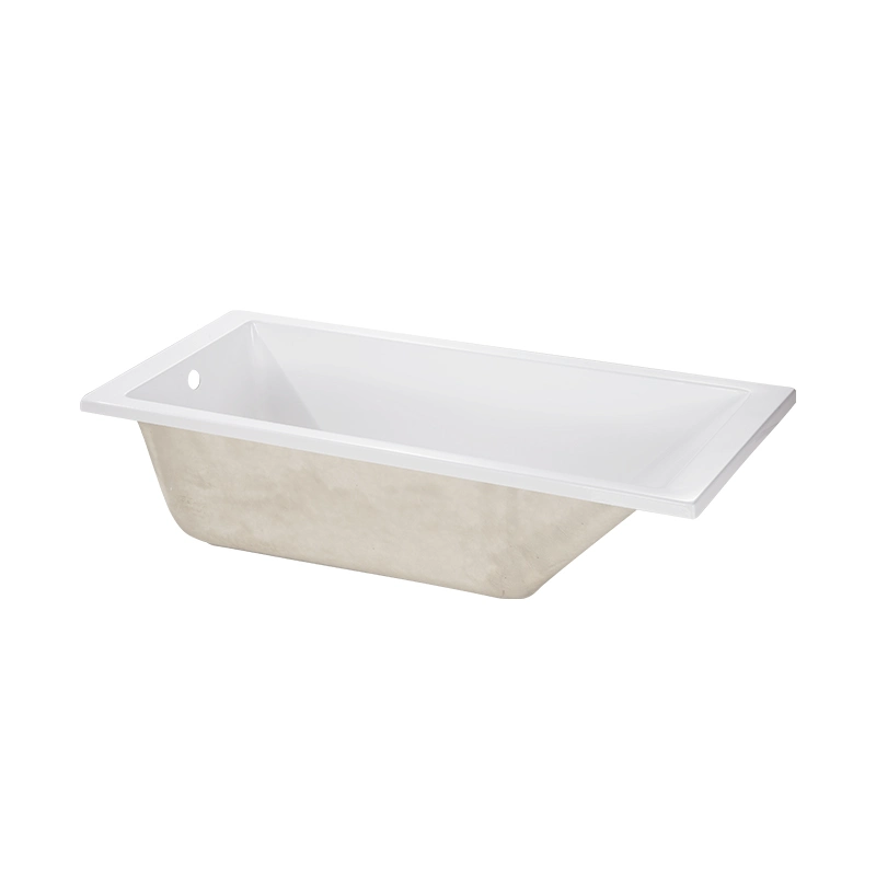 Cheap Quality Bathroom Simple Drop-in Bathtub (WTM-02814D)