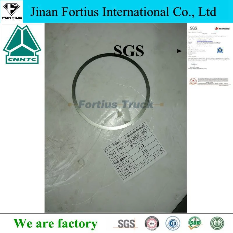 Sinotruk/Shacman/Camc/FAW/Foton Truck Parts Locating Washer Wg9014520194 for Dump Truck