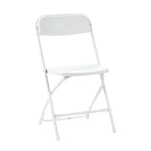 Wholesale/Supplier Durable White Black Folding Plastic Dining Chair for Party Camping Outdoor Indoor Events