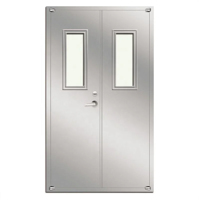 Customized 90 Minutes Fire Rated Metal Door Office Room Fireproof Steel Door with Ral Color